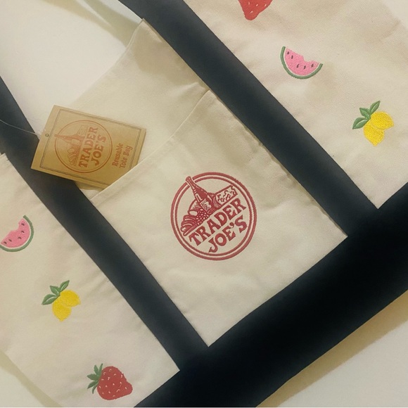 Trader Joe’s Handbags - Trader Joe's Reusable Canvas Tote Bag